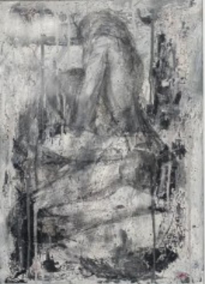 Close — Acrylic, mixed media,, original painting by South African artist Hans Rooseboom
