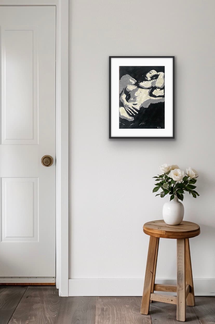 Layla 1 — Acrylic on Canvas, original painting by South African artist Hans Rooseboom