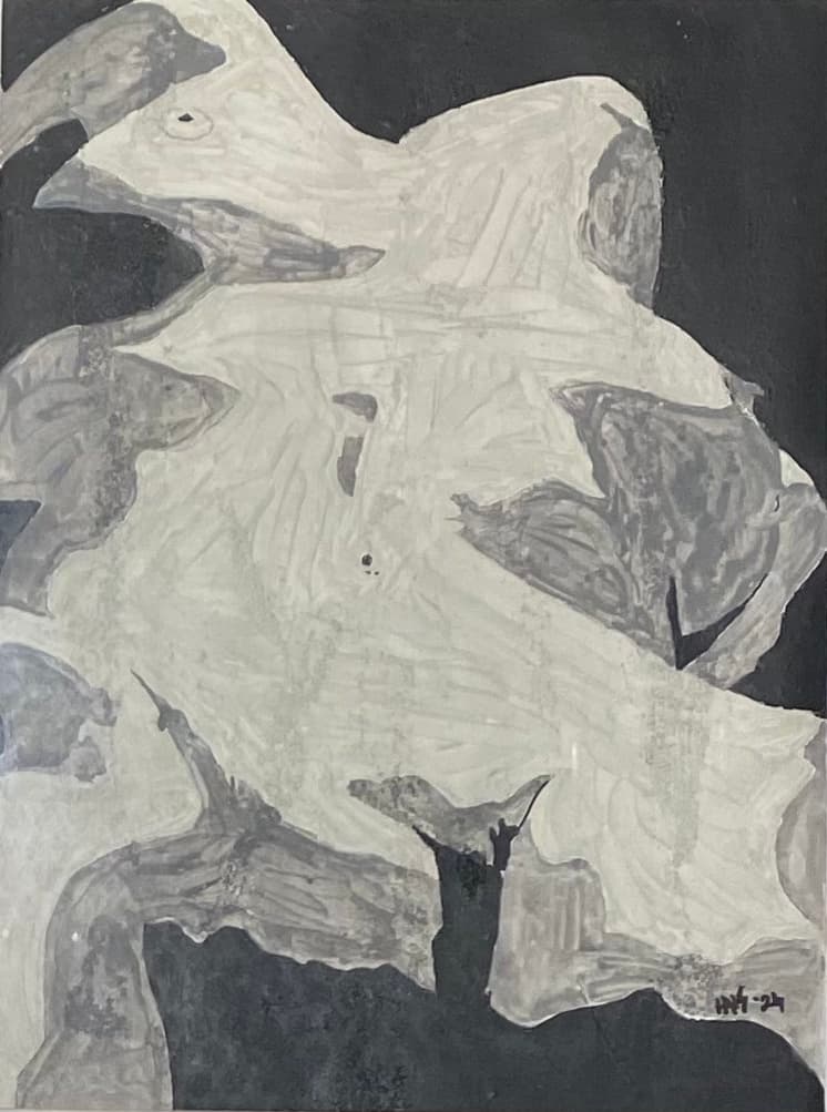 Layla 2 — Acrylic on canvas, original painting by South African artist Hans Rooseboom
