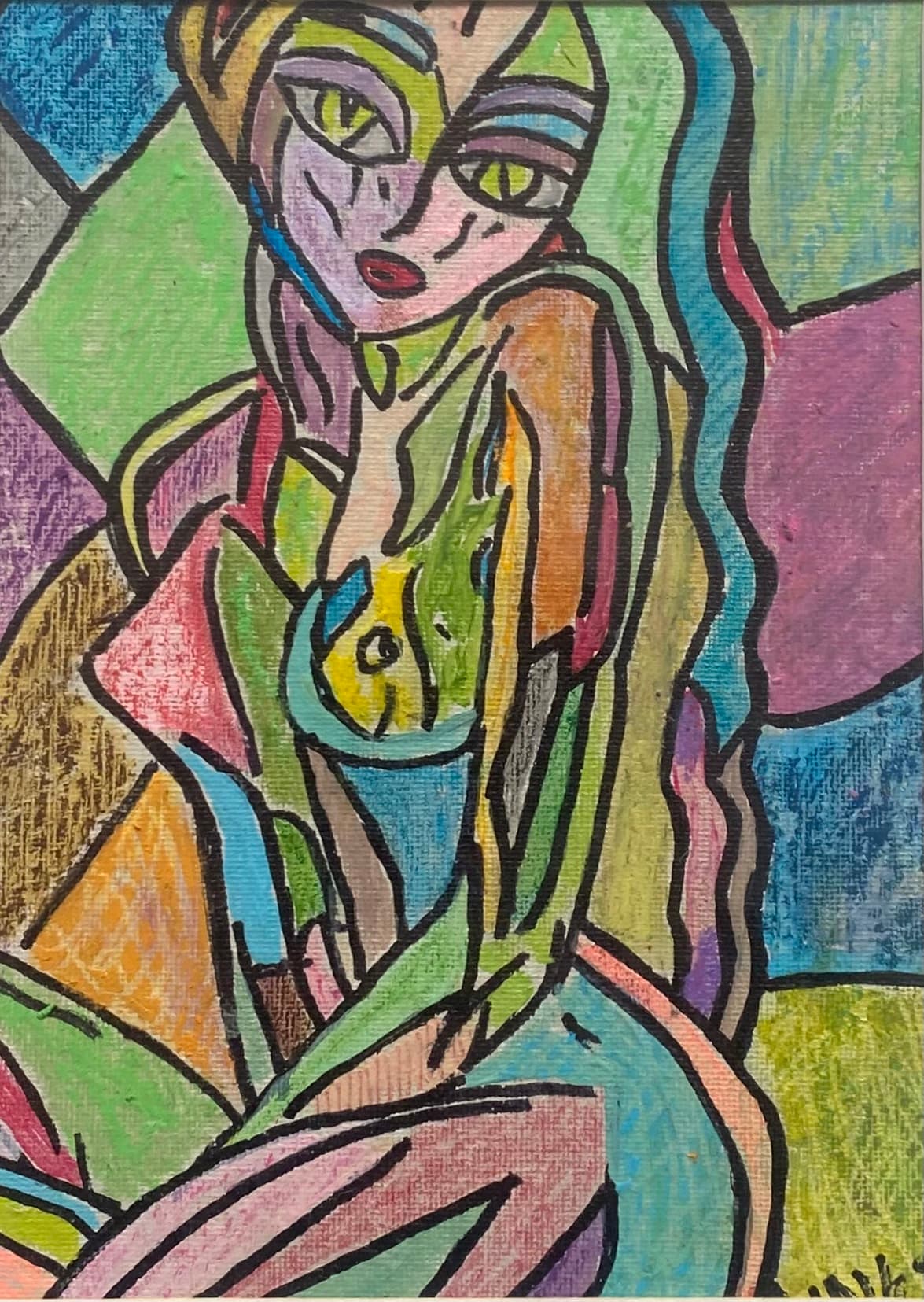 Lola 1 & 2 — Acrylic on canvas, original painting by South African artist Hans Rooseboom