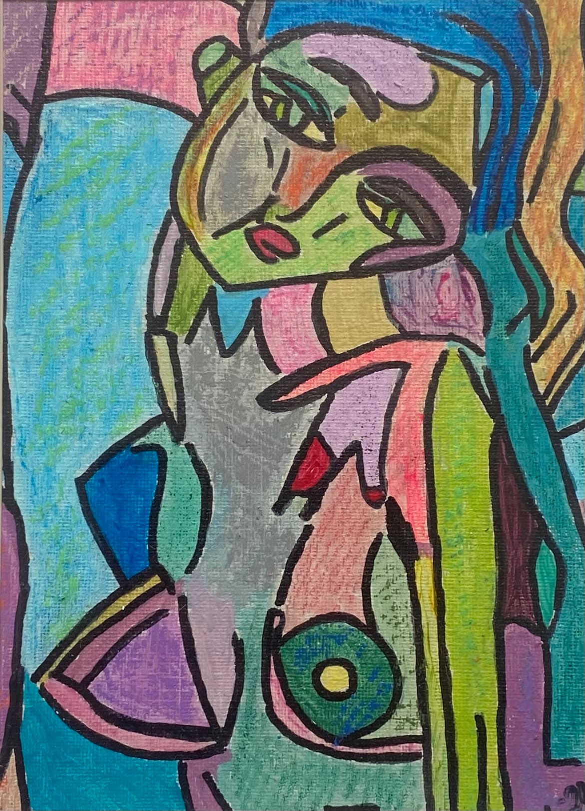 Lola 1 & 2 — Acrylic on canvas, original painting by South African artist Hans Rooseboom