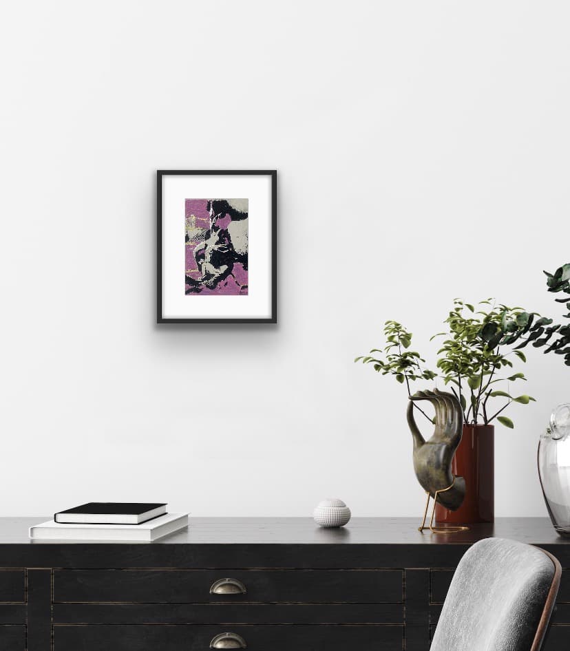 Skeltz — Acrylic and pastels on wood, original painting by South African artist Hans Rooseboom